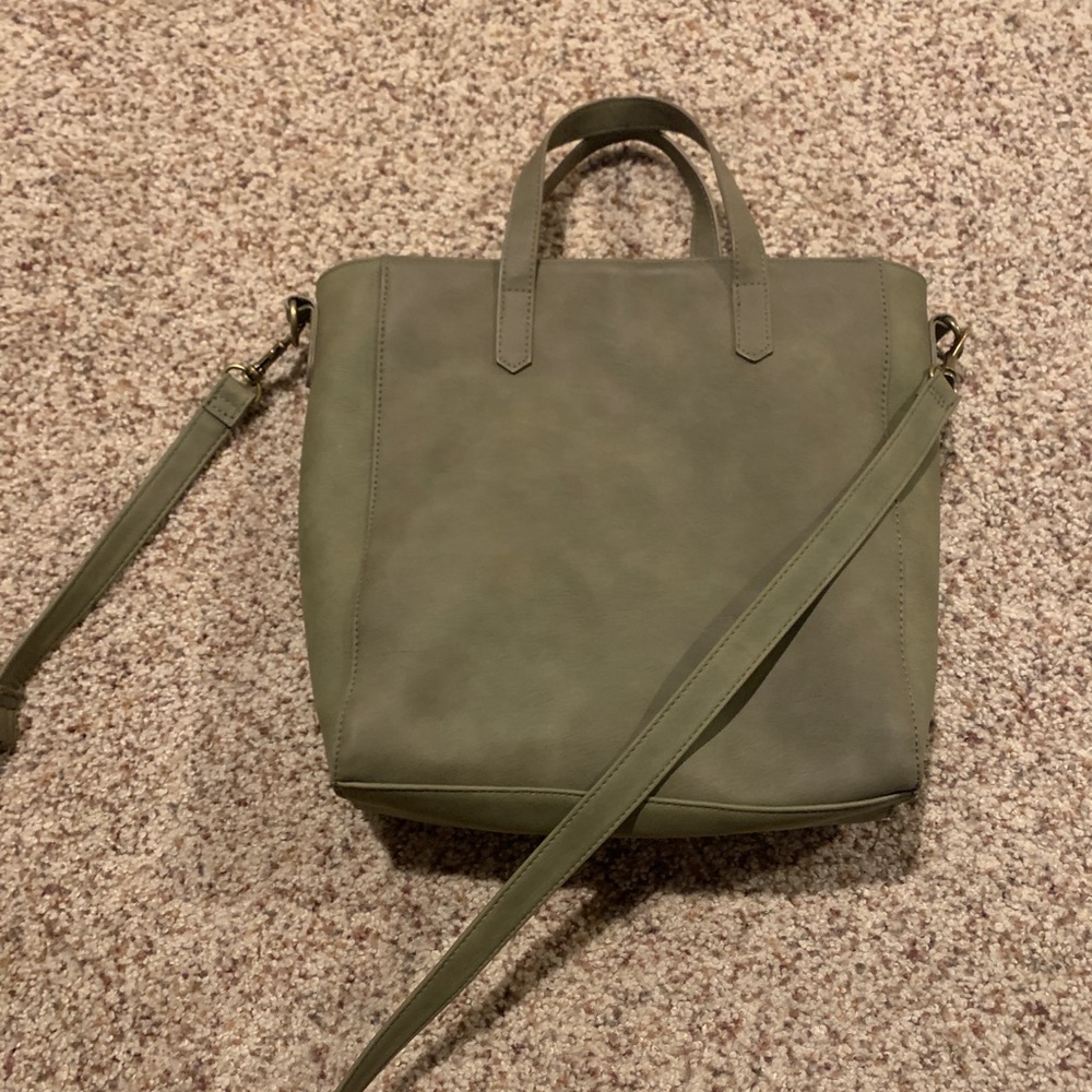 Dark green purse